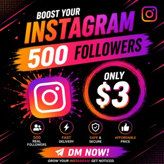 500 Instagram Followers