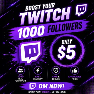 1k Twitch Followers