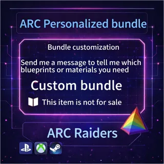 Custom Bundle - Send MSG ARC RAIDERS