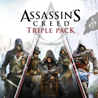 Assassin's Creed Triple Pack: Black Flag, Unity, Syndicate ⚡FAST DELIVERY⚡FLASH SALE⚡