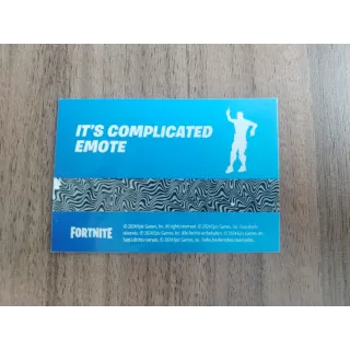 Fortnite - Its Complicated Emote