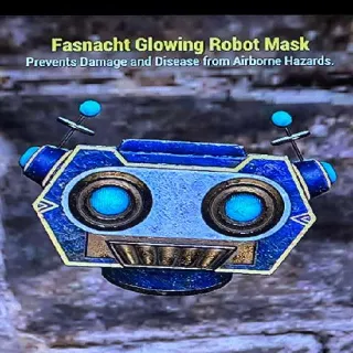 Glowing Robot Mask