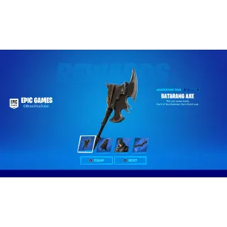 Batarang Axe Pickaxe