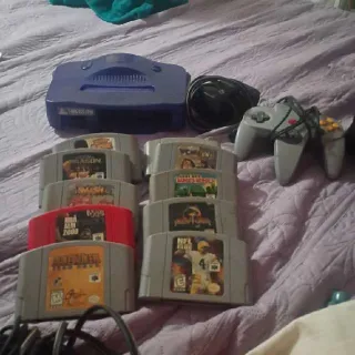 N64 Blue Indigo Bundle