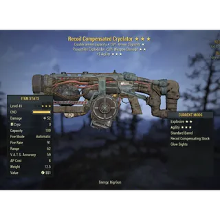 ( Xbox ) Double Explosive  Cryolator 