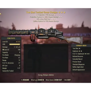 Two Shot Gauss Shotgun(TS,E,35%)