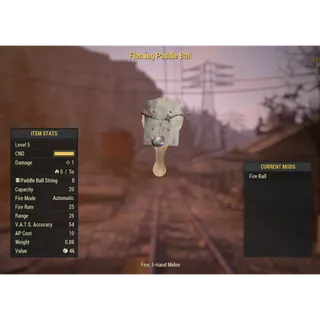 ( Xbox ) Flaming Paddle Ball 
