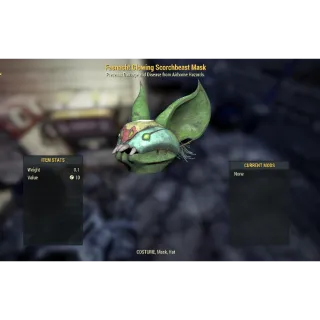 Fasnacht Glowing Scorchbeast Mask