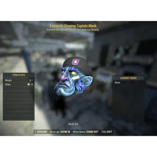 ( PC ) Fasnacht Glowing Captain Mask (2026)