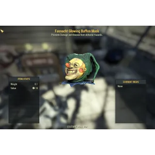 Fasnacht Glowing Buffon Mask