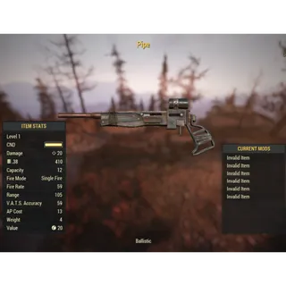 ( Xbox ) NW Pipe Pistol Nuclear Winter