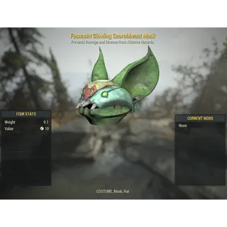 ( PS4 / PS5 ) Fasnacht Glowing Scorchbeast Mask