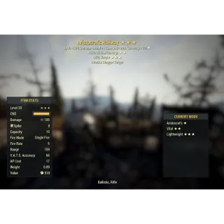 Aristocrat's Invisible Railway Rifle (A,50%,90%)