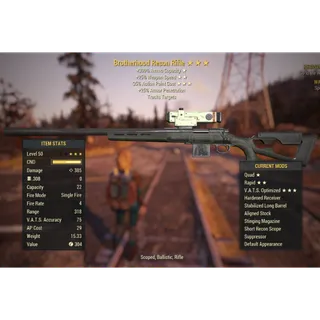 ( Xbox ) Brotherhood Recon Rifle (Q,25%,35%)