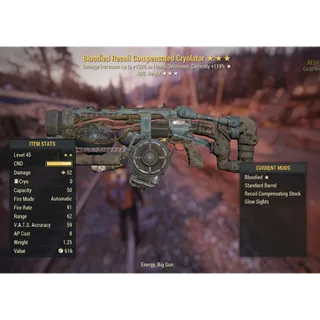 ( Xbox ) Bloodied Cryolator Missing 2nd Star ( Collectors item )