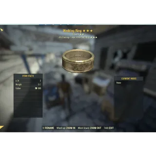 Wedding Ring (+2 Luck/ Cavaliers)