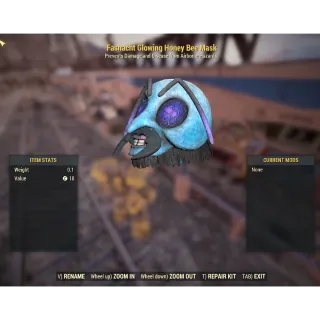 Fasnacht Glowing Honey Bee Mask