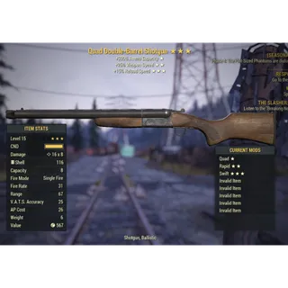 ( Xbox ) Quad NW Invalid Double Barrel Shotgun (Q,25,15)