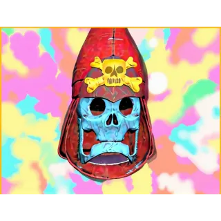 Fasnacht Glowing Skull Mask 