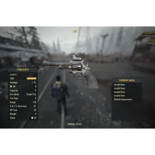 ( Xbox ) .44 Nuclear Winter Pistol  ( Collectors Item)