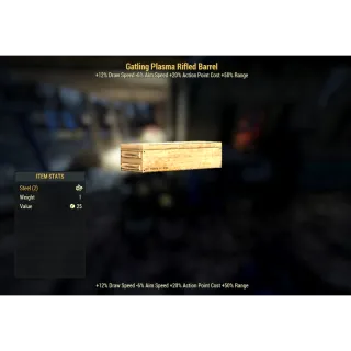 Gatling Plasma Rifles Barrel