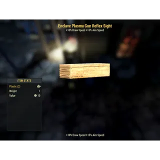 Enclave Plasma Gun Reflex Sight
