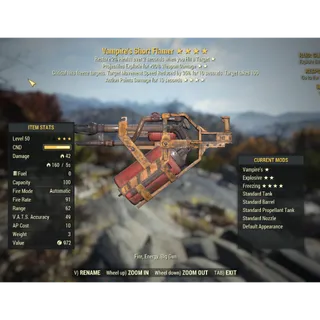 ( PC ) Vampires Explosive Freeze Flamer (Collectors Item) (Ultra Rare)