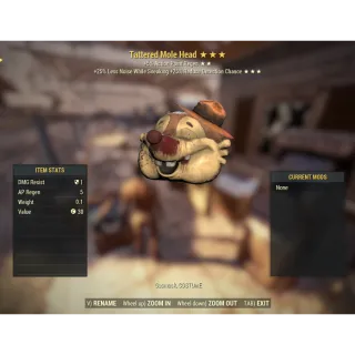 Tattered Mole Head (Sneak/AP)