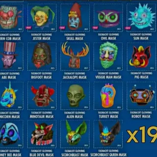 All 19 Glowing Fash Masks
