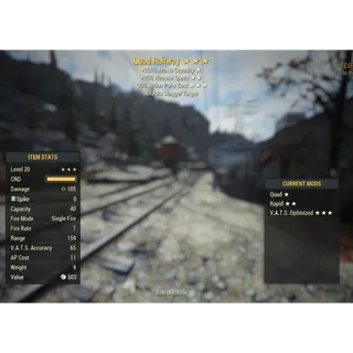 ( Xbox ) Q2535 Invisible Railway Rifle