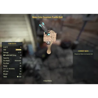 ( Xbox ) Nuka-Cola Quantum Paddle Ball