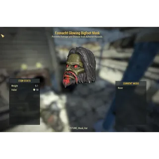  Fasnacht Glowing Bigfoot Mask