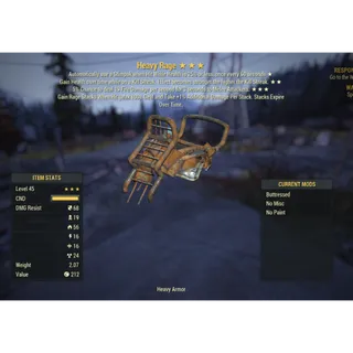 ( Xbox ) All 3 New Rage Armors 1 Of Each