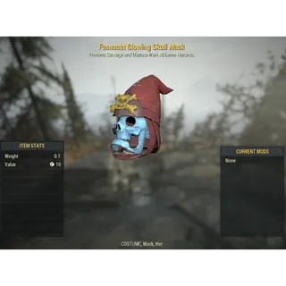 ( PS4 / PS5 ) Fasnacht Glowing Skull Mask