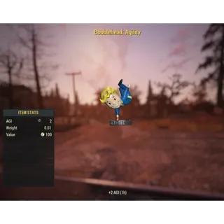 ( PS4 / PS5 )  Bobblehead :  Agility 200