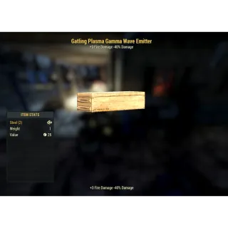 Gatling Plasma Gamma Wave Emitter