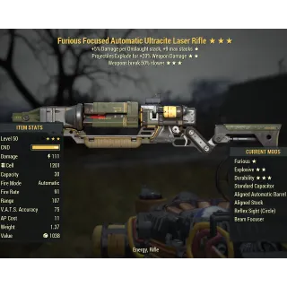 Furious Ultracite Laser Rifle