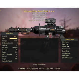 Anti-Armor Gauss Pistol (AA,25,15)