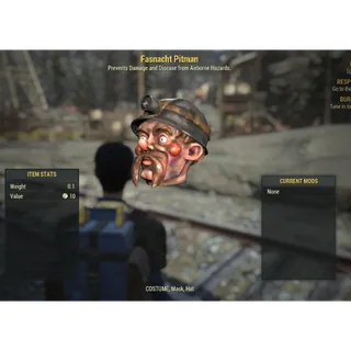 ( PC ) Fasnacht Pitman Mask