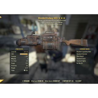Bloodied Railway Rifle B,50%,25% - Game Items - Gameflip