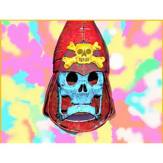 Fasnacht Glowing Skull Mask 