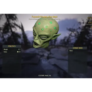 ( PS4 / PS5 ) Fasnacht Glowing Alien Mask