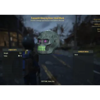 ( Xbox ) Fasnacht Glowing Bone Head Mask (NEW)