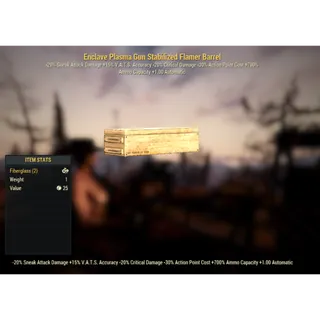 Enclave Stabilized Flamer Barrel