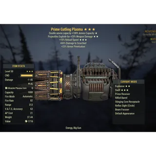 ( Xbox ) Double Explosive Gatling Plasma ( DE15 ) 