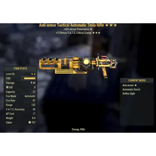 ( Xbox ) Anti-armor Tesla ( Old Legacy ) missing 2nd star