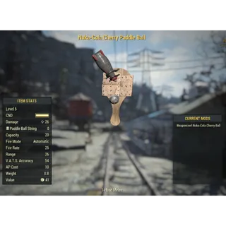 ( Xbox ) Nuka-cola Cherry Paddle Ball