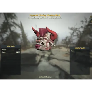( PS4 / PS5 ) Fasnacht Glowing Minotaur Mask