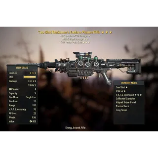 Two Shot Enclave Aligned Sniper Rifle (TS,50%,25%)
