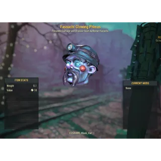 ( Xbox ) Fasnacht Glowing Pitman Mask